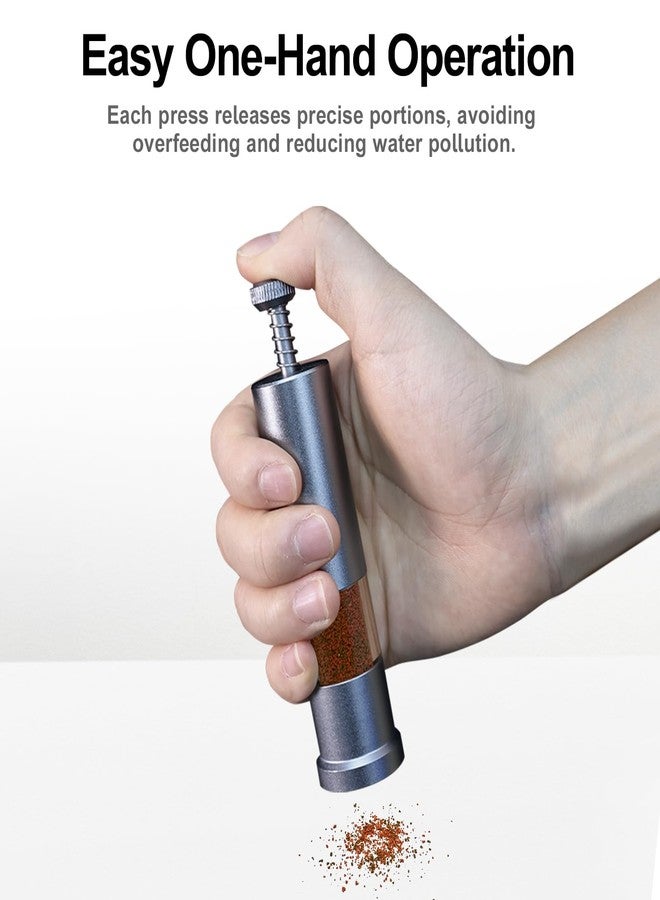 FZONE Aquarium Fish Feeder, Press-to-Feed Fish Food Dispenser for Aquariums - Image 4